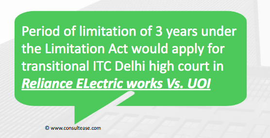 Delhi HC in the case of Reliance Electric Works Versus UOI